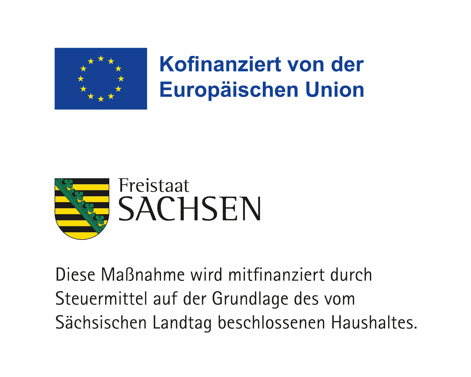 Kofinanziert von der Europäischen Union und dem Freistaat Sachsen